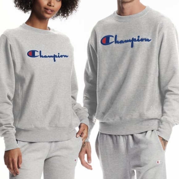 GRAY REVERSE WEAVE CREW NECK SWEATER - Picture 9 of 10